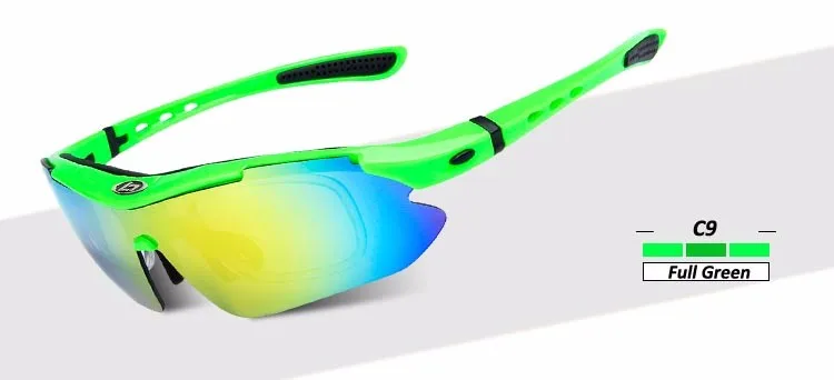 Поляризованные солнцезащитные очки с 5 линзами UV400 для спорта на открытом воздухе, для велоспорта, для мужчин и женщин, для велосипеда, для шоссейного велоспорта, очки для велоспорта, MTB очки