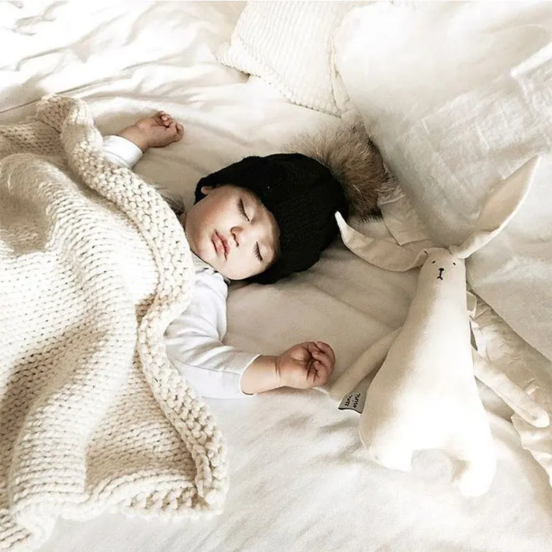 Дышащие Детские Пеленальное Одеяло для новорожденных трикотажные Диван