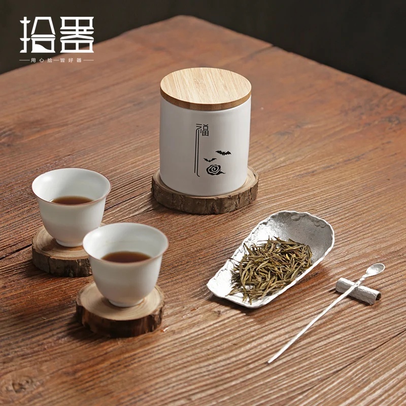 Керамическая банка коробочка для чая банки коробка хранения специй Органайзер