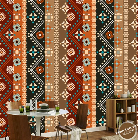 Изготовленный На Заказ 3D полосатые обои Национальный центр по исследованию