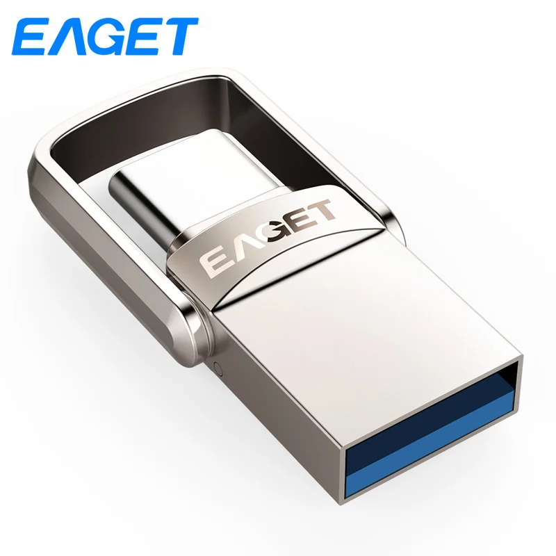 Eaget USB флеш накопитель 64 ГБ 32 Cle Usb 3 0 Металлический Гб мини 128 флешка для телефона