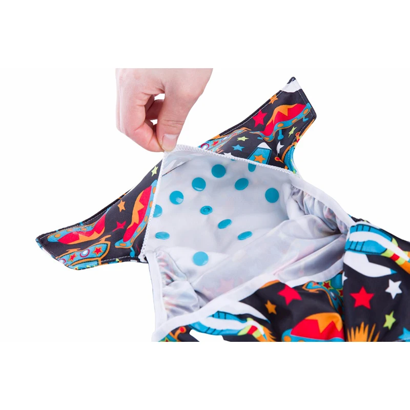 Детские подгузники Couche Lavable водонепроницаемый дышащий PUL + вязание моющиеся один
