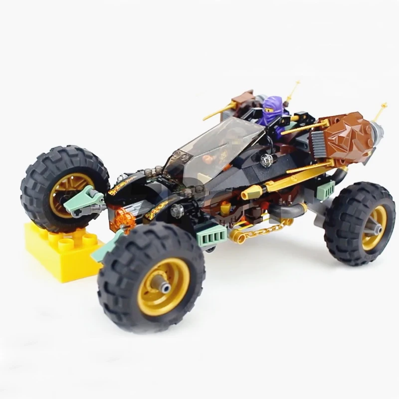 Модели Строительство Игрушка 06032 Rock Racing ниндзя строительные блоки совместимые с