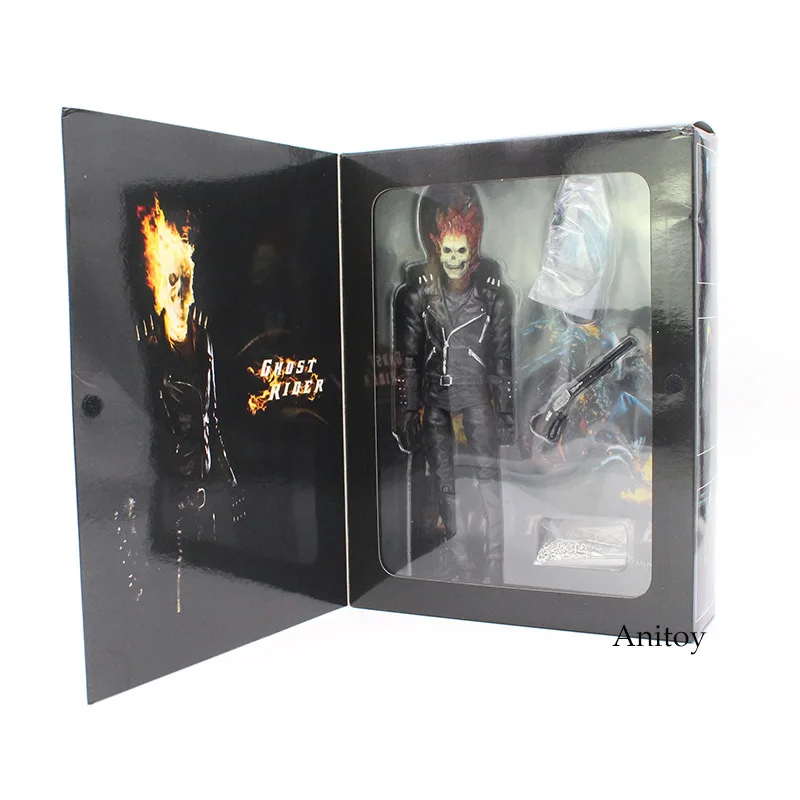 Marvel Ghost Rider ПВХ фигурка Коллекционная модель игрушки 23 см