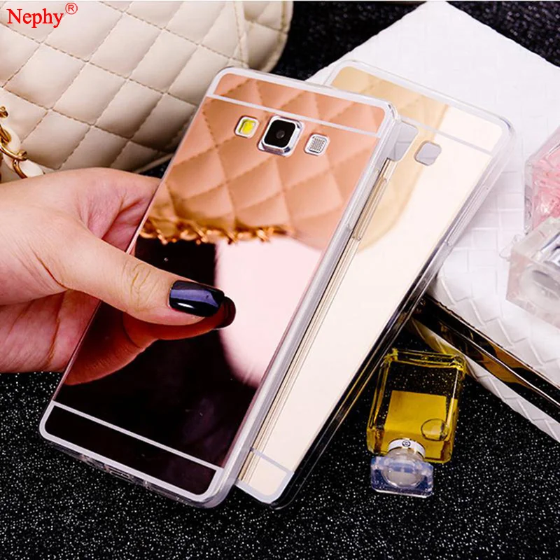 Nephy мягкий силиконовый зеркальный чехол для samsung Galaxy J3 J5 J7 Neo Nxt Prime Pro J4 J6 J8 чехол для задней панели сотового телефона