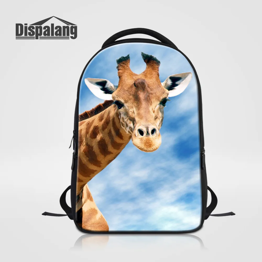 

Dispalang Men Women Laptop Backpack Giraffe School Bag For Teenagers Animal Print Notebook Backpack Kids Casual Travel Rucksack