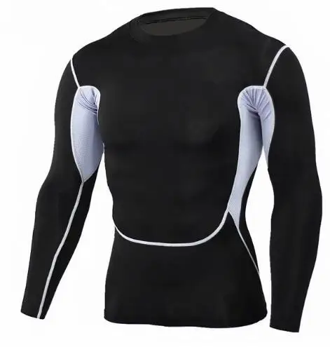 T-shirt Мужская брендовая одежда, Армейский Камуфляж, термобелье, спортивный костюм, набор, Кроссфит, Фитнес рубашка, мужские леггинсы, 2 предмета, рашгарда, ММА - Цвет: T-shirt