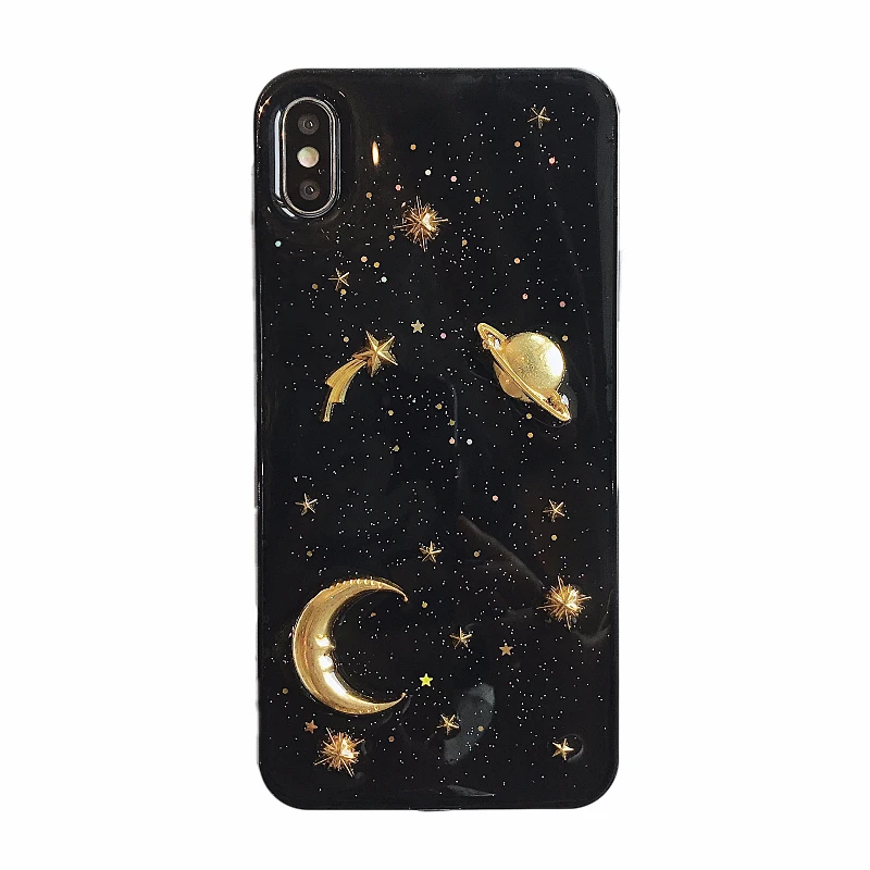 Блестящий чехол для телефона iphone XS Max XR X 6S 6 7 8 Plus задняя крышка Мультяшные мягкие