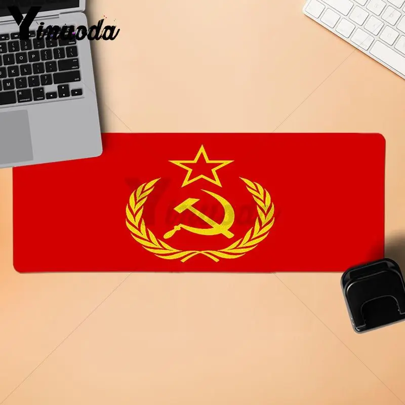 Lock Edge 40X90cm Yinuoda, Советская эмблема, большой коврик для мыши, компьютерный коврик для ПК, размер для 40x90 см, игровые коврики для мыши, большой игровой коврик для мыши - Цвет: Lock Edge 40X90cm
