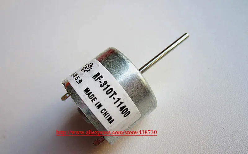 10 шт. RF-310T-11400 миниатюрный двигатель постоянного тока 3 V-6 V вентилятор/Динамо мотор 310 мотор