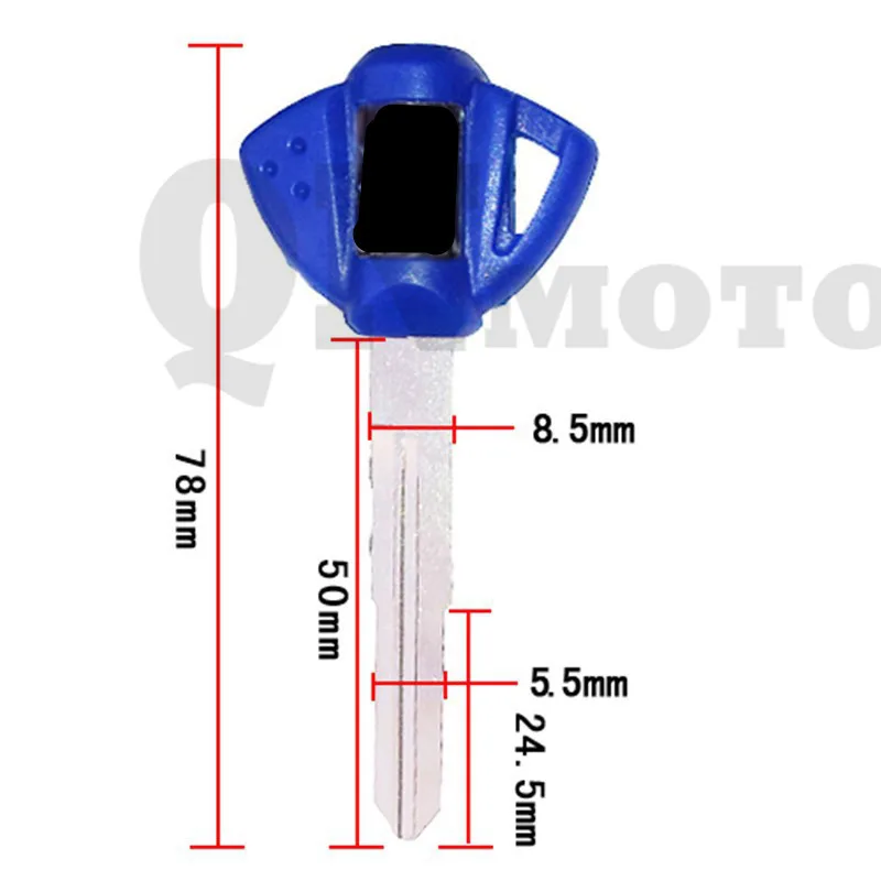 1 шт мотоцикл пустой ключ лезвие для GSX1300R HaALabusa 1999 2007 2008 2012 09 10 11|motorcycle key|blade bladeblade