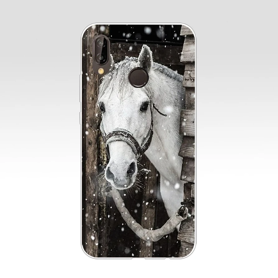 95AQ Running Horse Soft Silicone Tpu Cover Case for huawei p 20 lite pro y6 2017 mate 10 | Мобильные телефоны и