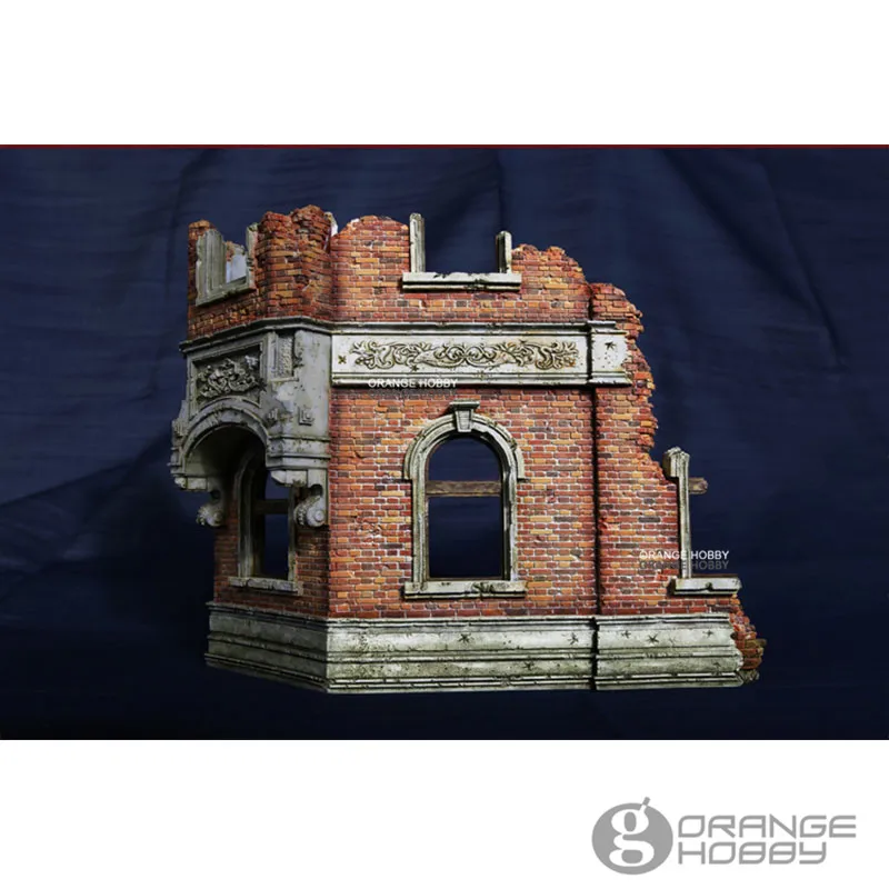 OHS CrazyKing DY35001 1/35 руин сцена европейская архитектура в сборе аксессуары для