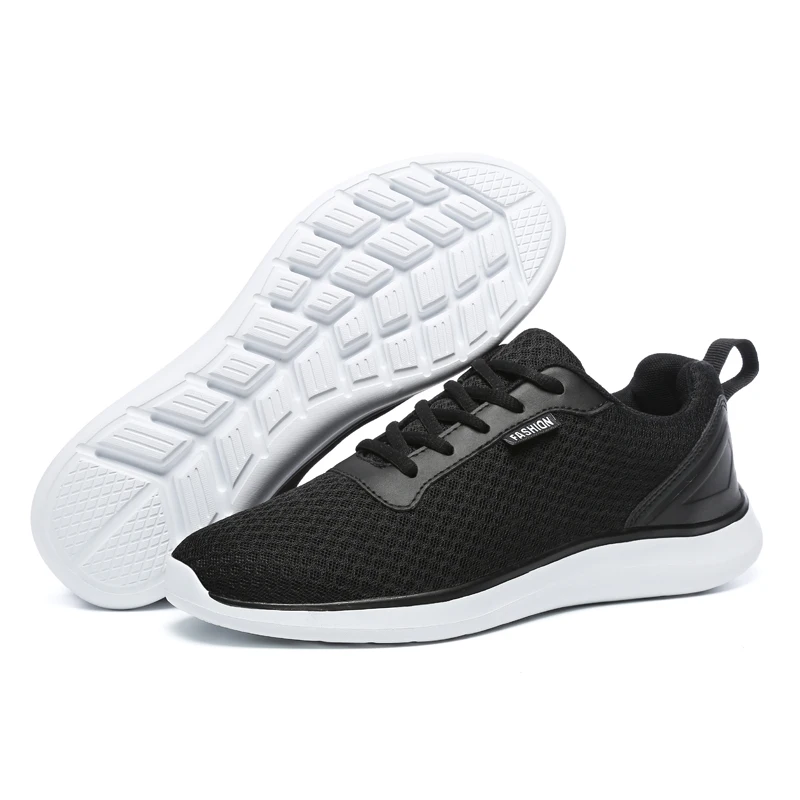

Man Shoes Mesh Men Casual Shoes Summer Comfortable Breathable Large Walking Mens Sneakers Zapatillas Hombre Big Size 39-48 Black