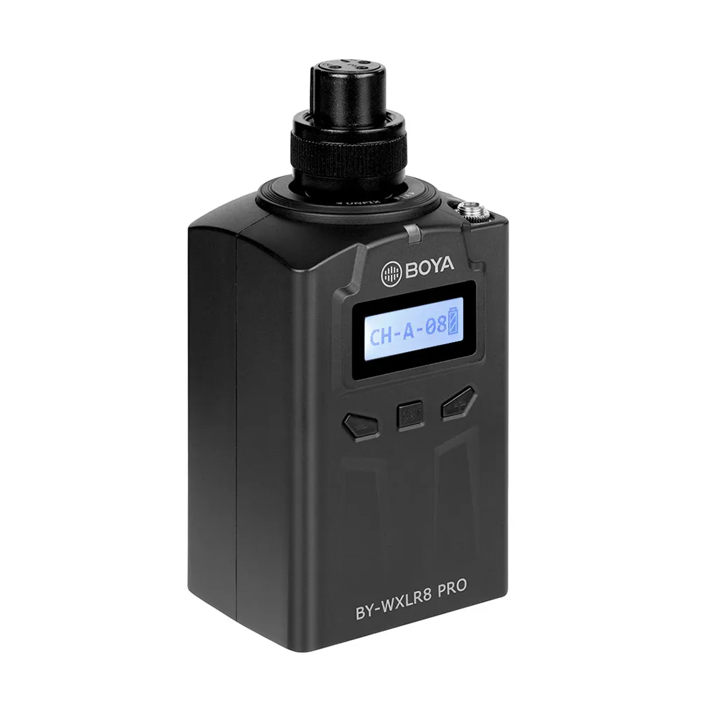 BOYA аксессуары для микрофона ЖК-дисплей XLR подключение совместимый 48-канальный разъем-на передатчик с для BOYA BY-WM8/BY-WM6 приемник