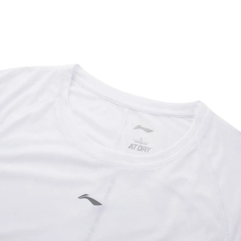 Li-ning Women's Running T-Shirts AT DRY 100% Polyester Breathable LiNing Slim Fit Comfort Sports Tee Tops ATSN044 CAMJ18 | Спорт и