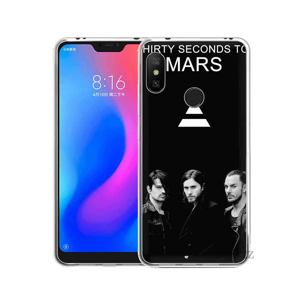 Мягкий чехол из ТПУ для xiaomi Redmi Note 4 4X5 6 5A Pro Prime 30 Second To Mars 30STM | Мобильные телефоны и