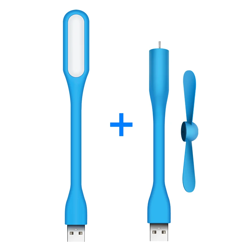 Rocketek креативная Гибкая usb-лампа портативный мини-вентилятор и USB СВЕТОДИОДНЫЙ светильник для power Bank& notebook& Computer летние гаджеты