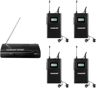 Takstar wpm 200/wpm200 UHF диапазон частот стерео Беспроводная гарнитура сценические