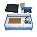 CO2 лазерный гравировальный станок 3020 40 Вт, мини-станок для резки древесины с цифровой функцией и сотами