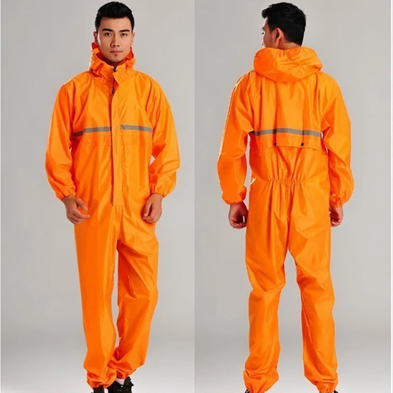 Один комплект мужской мотоциклетный дождевик водонепроницаемый комбинезон