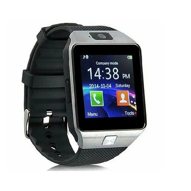 Bluetooth DZ09 Смарт часы Поддержка 2G сим картой TF на 8 Гб Для мужчин женщин Smartwatch