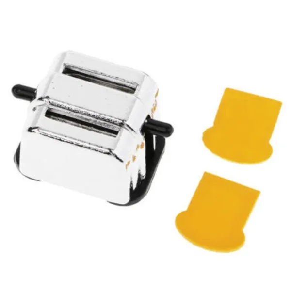 1:12 Dollhouse Miniature Furniture Toaster Bread Machine Kitchen Cookware 3Pcs | Figurines &amp Miniatures