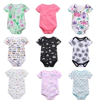 baby bodysuits 100 cotton infant body short sleeve clothing similar jumpsuit cartoon printed baby boy girl bodysuits