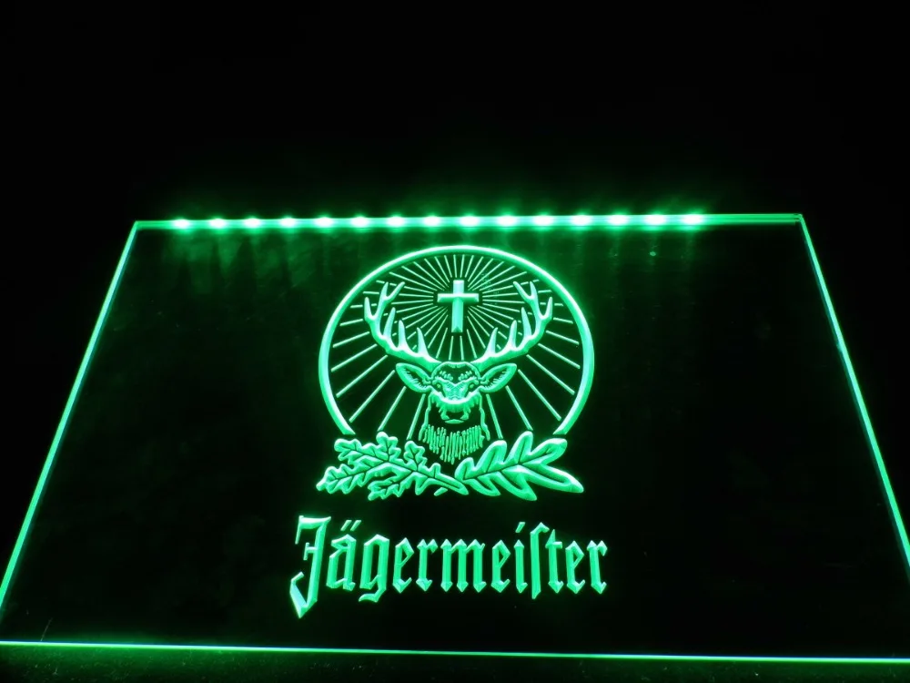 TR001 Jagermeister светодиодный неоновый светильник знак повесить|jagermeister neon sign|jagermeister