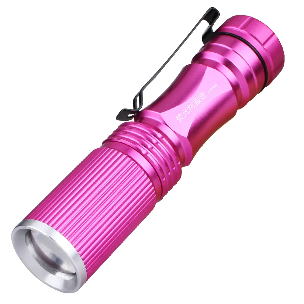 SKYFIRE Mini 365nm УФ светодиодный фонарик водонепроницаемый черный свет для