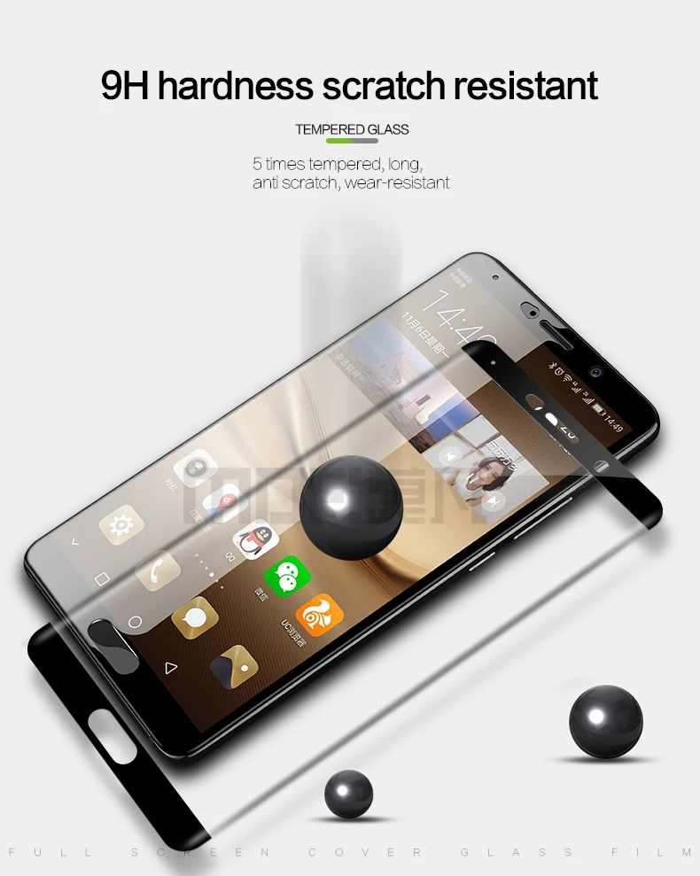 Закаленное 3d стекло для Huawei Mate 10 полное покрытие протектор экрана Mate10 Pro MOFi