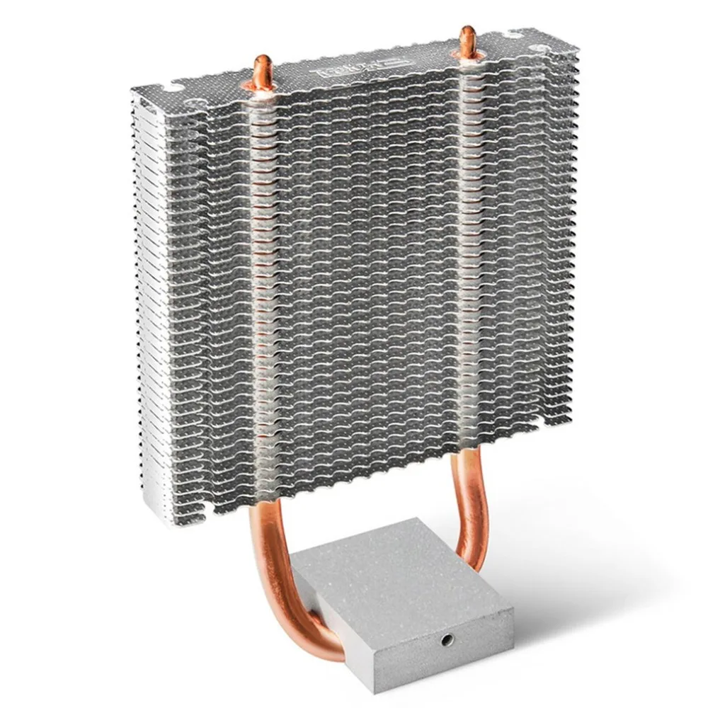 PCCOOLER кулер для процессора 2 тепловые трубки радиатор алюминиевый радиатор материнская плата Северный кулер поддержка 80 мм вентилятор для процессора