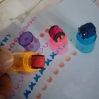 3 секции комбинированные ручки форма наборы штампов цикл Ролик Штамп Дети DIY ручной работы скрапбук фотоальбом студентов штампы искусство игрушка