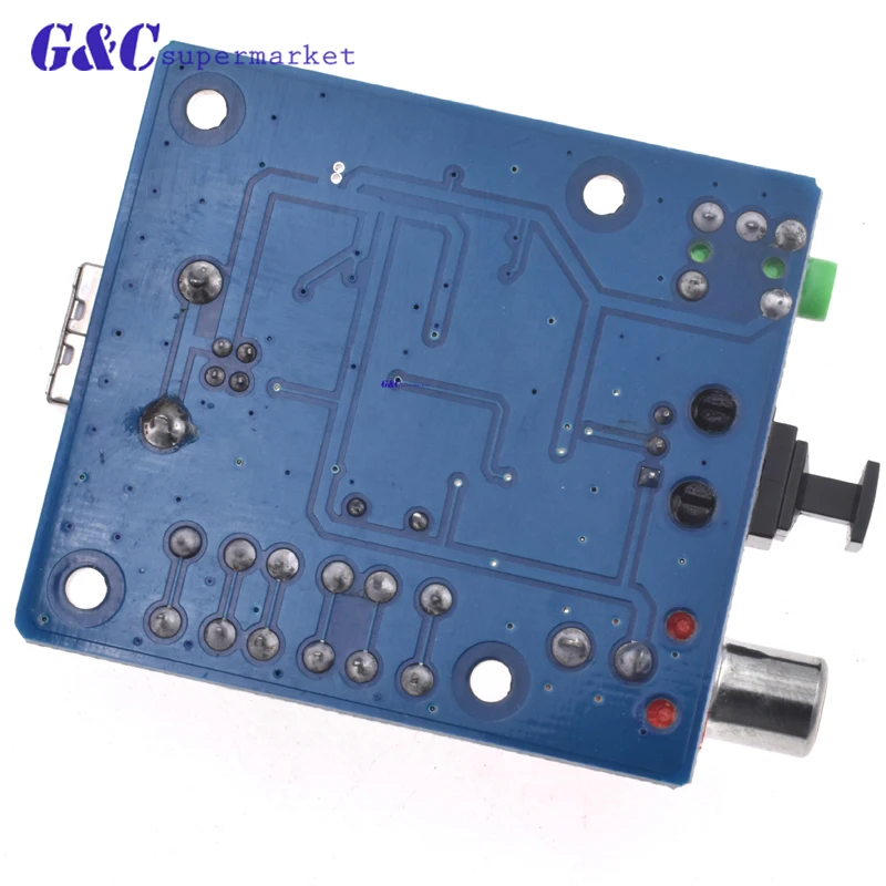 PCM2704 USB DAC мощность волоконно оптический коаксиальный аналог выход для Raspberry Pi