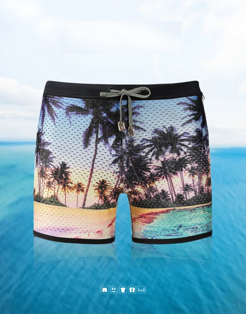 Плавки Мужская одежда шорты для бассейна maillot de bain бикини дышащий сексуальный купальник купальный костюм трусы