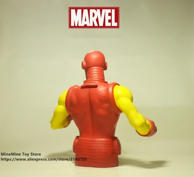 DISNEY Marvel Мстители Железный человек Копилка 15 см фигурку осанка коллекция