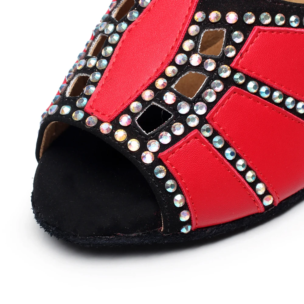 Для женщин Бальные Туфли для латинских танцев на высоком каблуке 6/7. 5 см Salsa