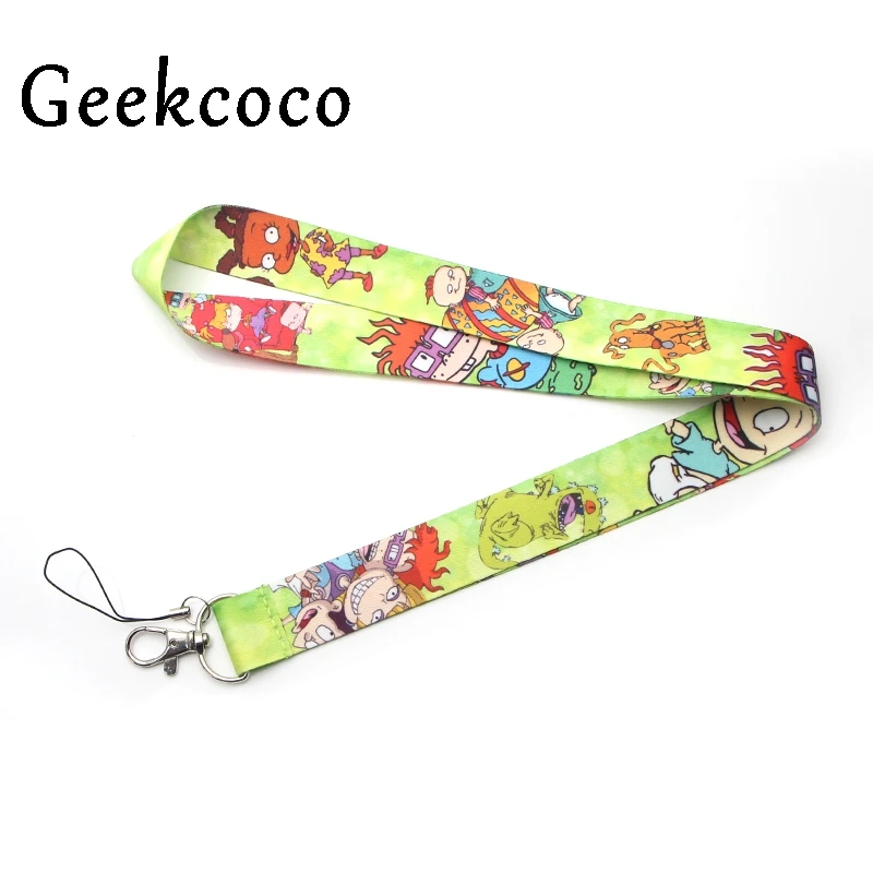 

Cartoon diy keychains Accessory Safety Breakaway Mobile Phone USB ID Badge Holder Key Strap Neck lanyard J0241