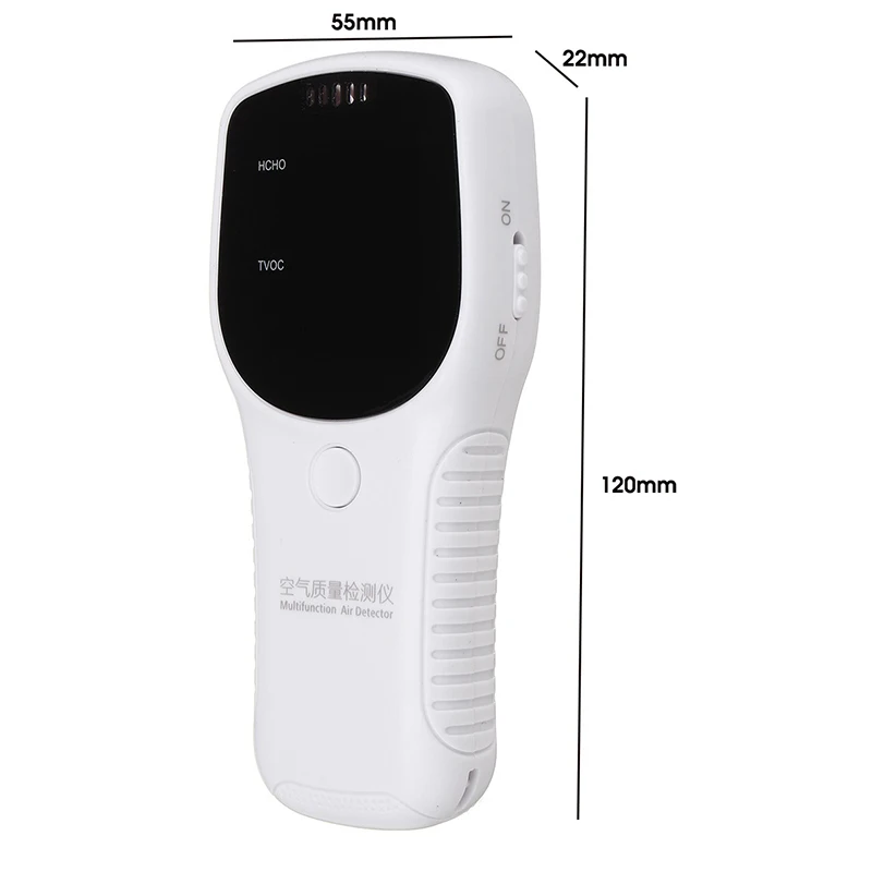 Лучший портативный монитор качества воздуха HCHO TVOC PM2.5 PM10 детектор формальдегида