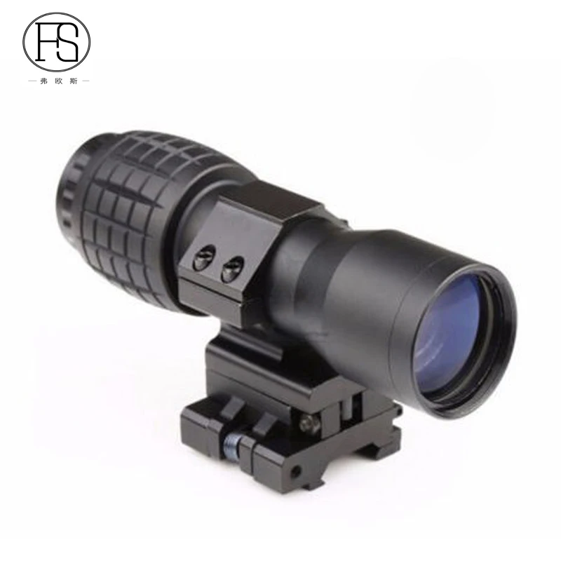 Tactical 4x Magnifier Fits For 20 mm Weaver Picatinny Rail Outdoor Hunting Shooting 4X Airsoft Sport Use |