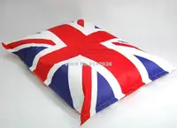 union jack english flag bean bag chair, UK frag beanbag outdoor seat cushion, waterproof never shade in color