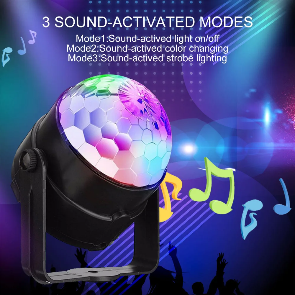 5 Вт RGB светодиодный этап дискотечный шар Dj свет этапа рождественских Вечерние