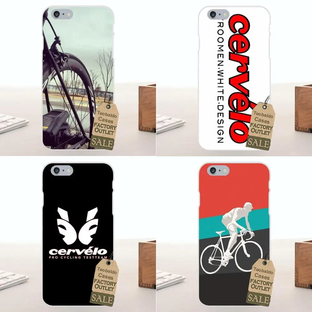 Мягкий термополиуретановый чехол Cervelo для велосипеда Apple iPhone 4 4S 5 5C SE 6 6S 7 8 Plus X LG G4 G5