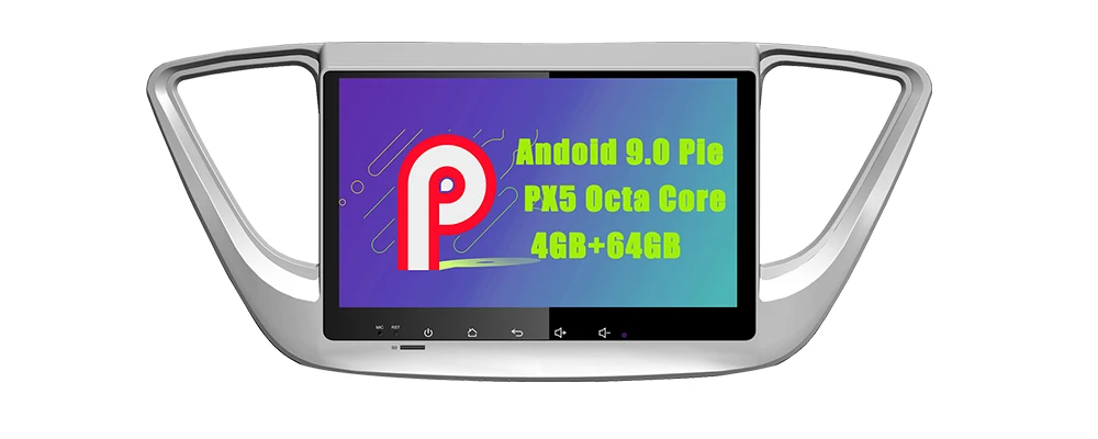 Belsee Android 9,0 для hyundai Solaris Verna Accent автомобильный gps-навигация, радио, стерео аудио плеер 4 Гб 64 Гб ips экран