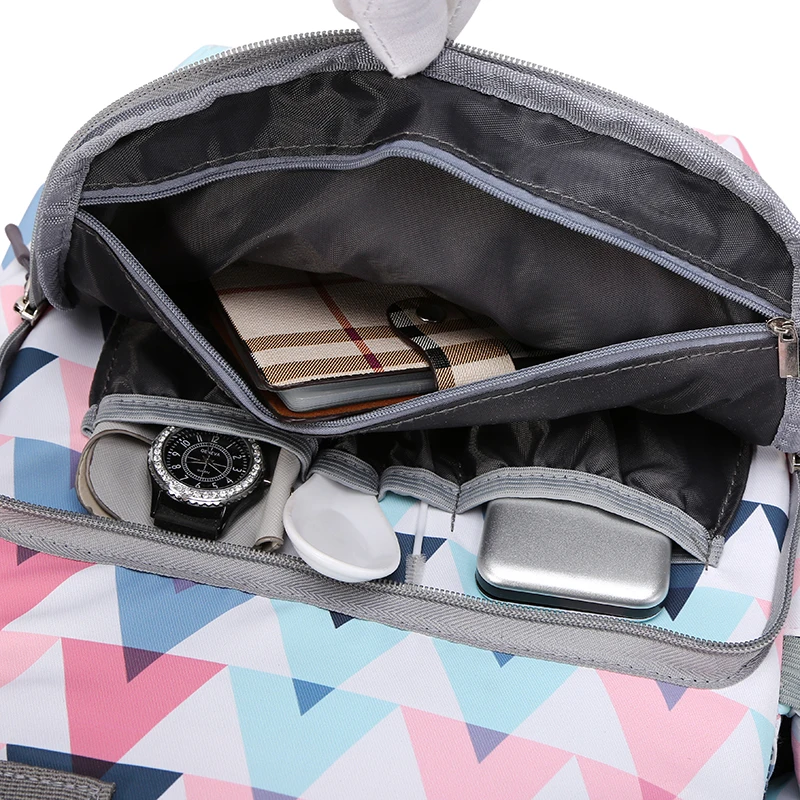 Large capacity maternity diaper bag baby care diaper bag backpack baby travel backpack handbag fashion