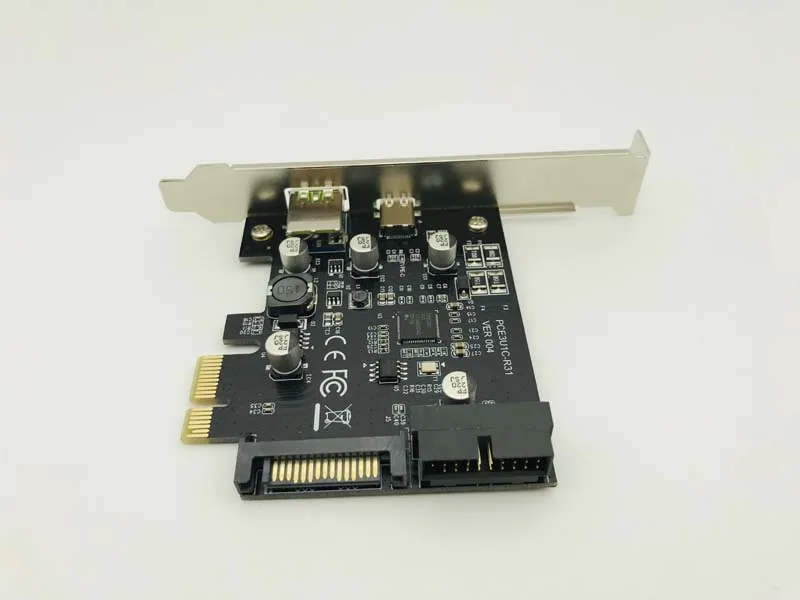 Плата расширения USB плата PCIE Sata/PCIE адаптер USB3 3 1 PCI E C 2.4A компьютерные карты
