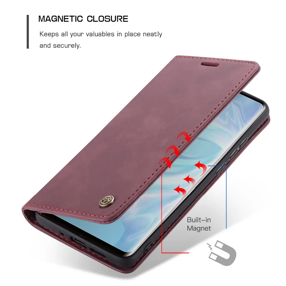 Кожаный чехол для Fundas huawei P30 чехол для Coque huawei P30 Pro роскошный винтажный магнит книжка Флип Бумажник чехол для мобильного телефона сумка