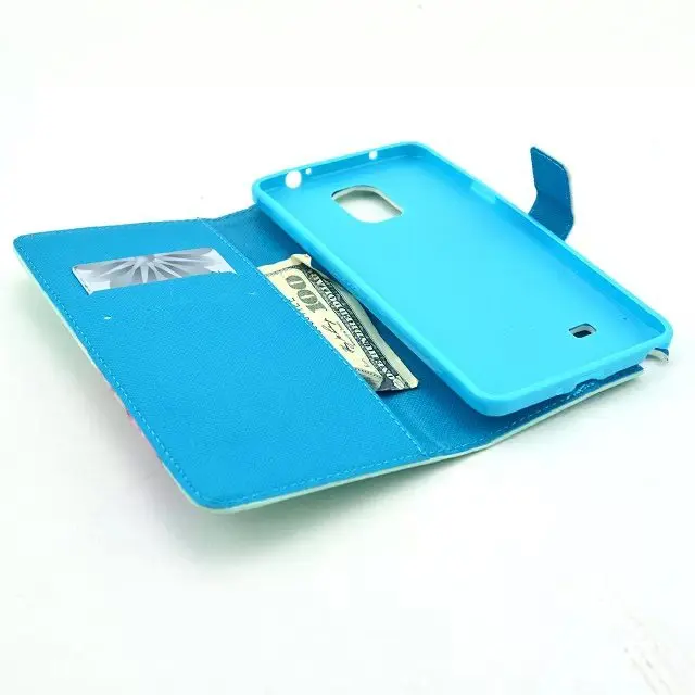 Новое Прибытие DIY Окрашенные Флип Для Samsung Galaxy Note 4 note4 N910F N910K N910C N910FD N910FQ N910H N910G N910U