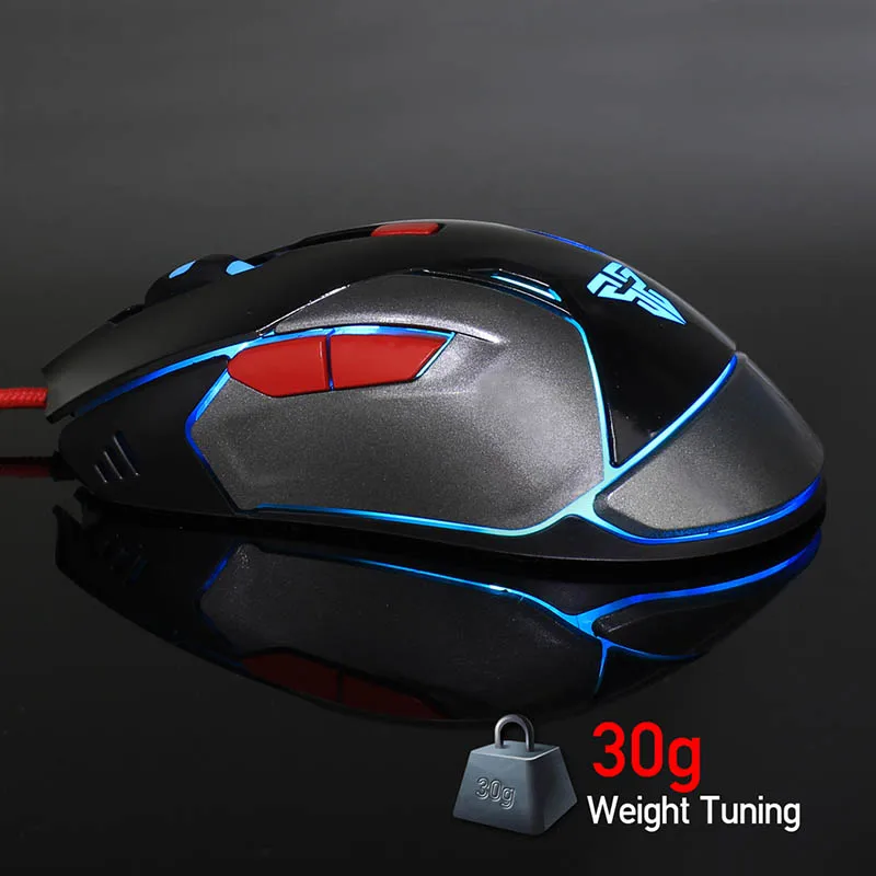 Gaming Mouse Wired USB 6D Buttons DPI 4 Modes 1.8M LED Light Fashion For Computer IJS998 | Компьютеры и офис