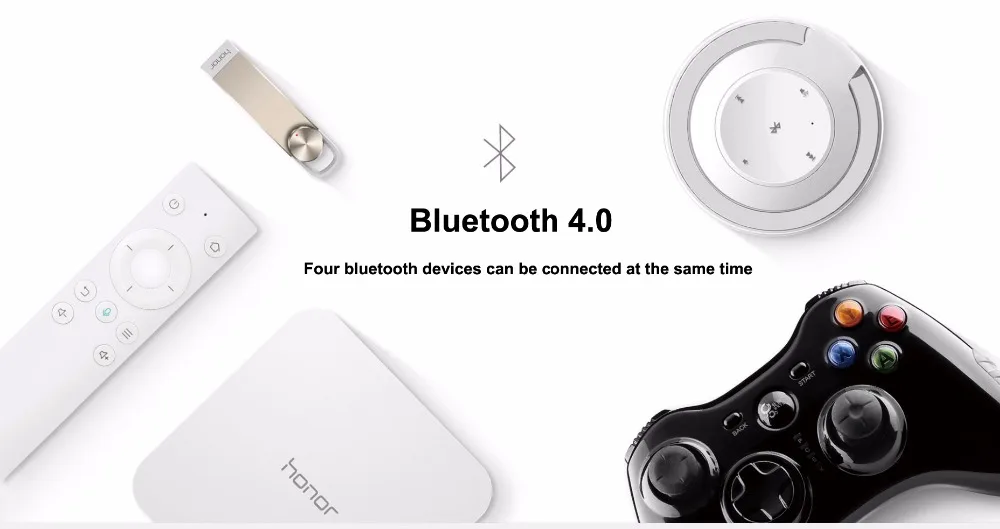 HUAWEI Honor tv Box Pro 4K выход 2 Гб Ram 8 Гб Flash UI дизайн AI вокальное управление Bluetooth 4,0 Wifi RJ45 USB HDMI порт